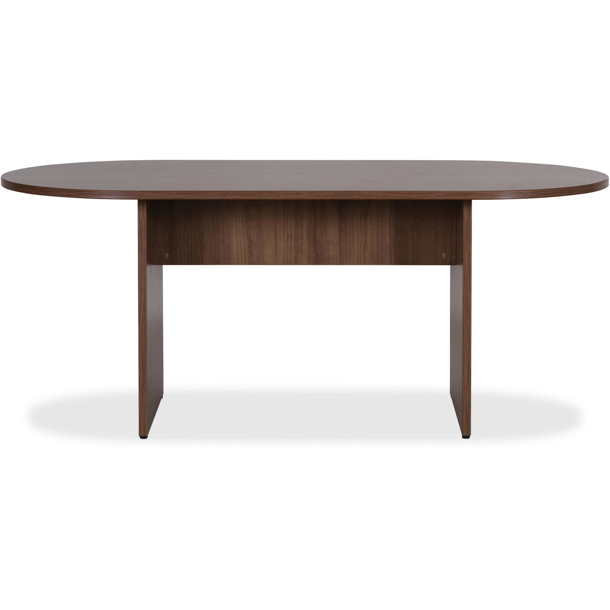 Walnut Laminate Oval Conference Table T8413