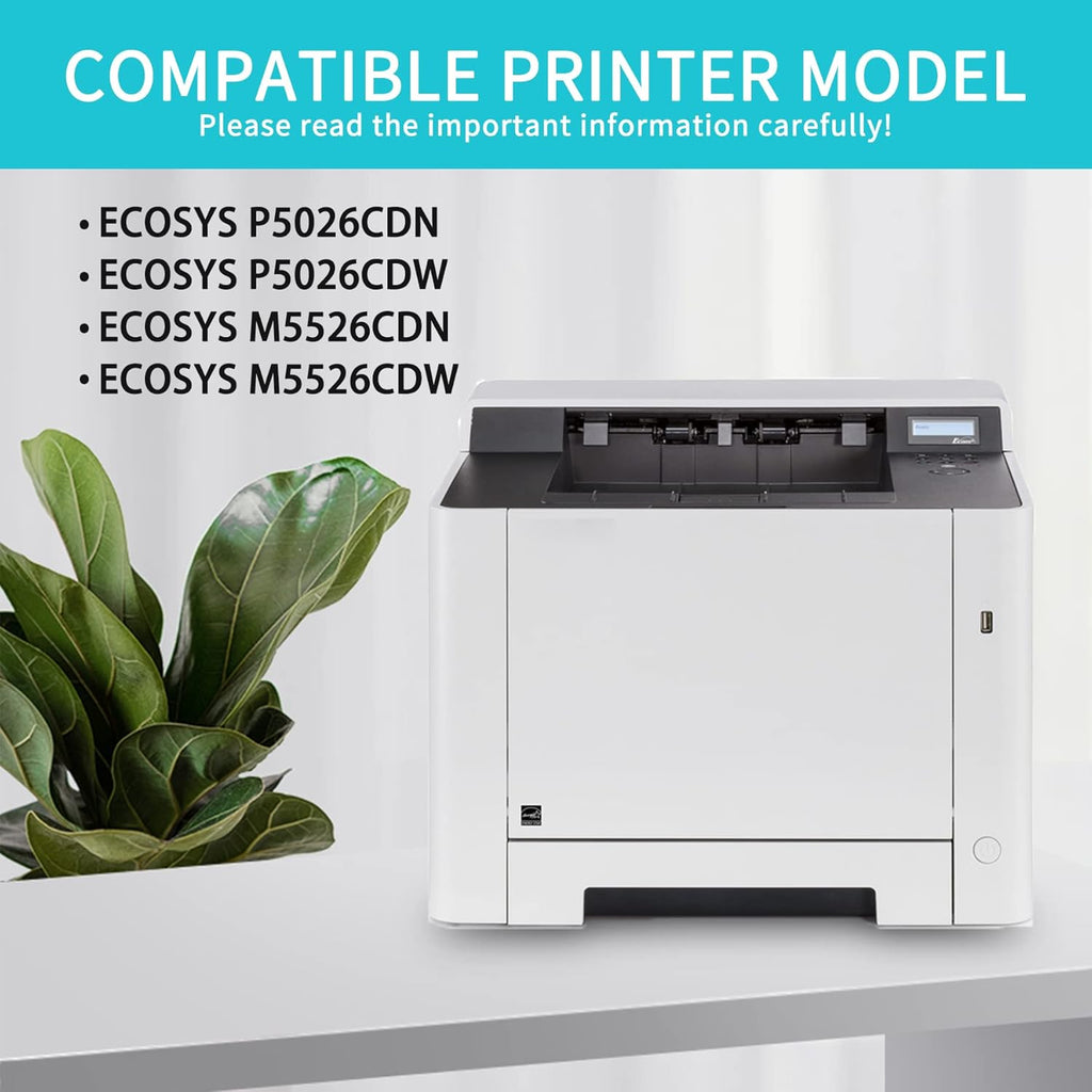 6 Pack Toner Cartridge for Kyocera ECOSYS P5026cdn P5026cdw M5526cdn M5526cdw Series Printer Z664693