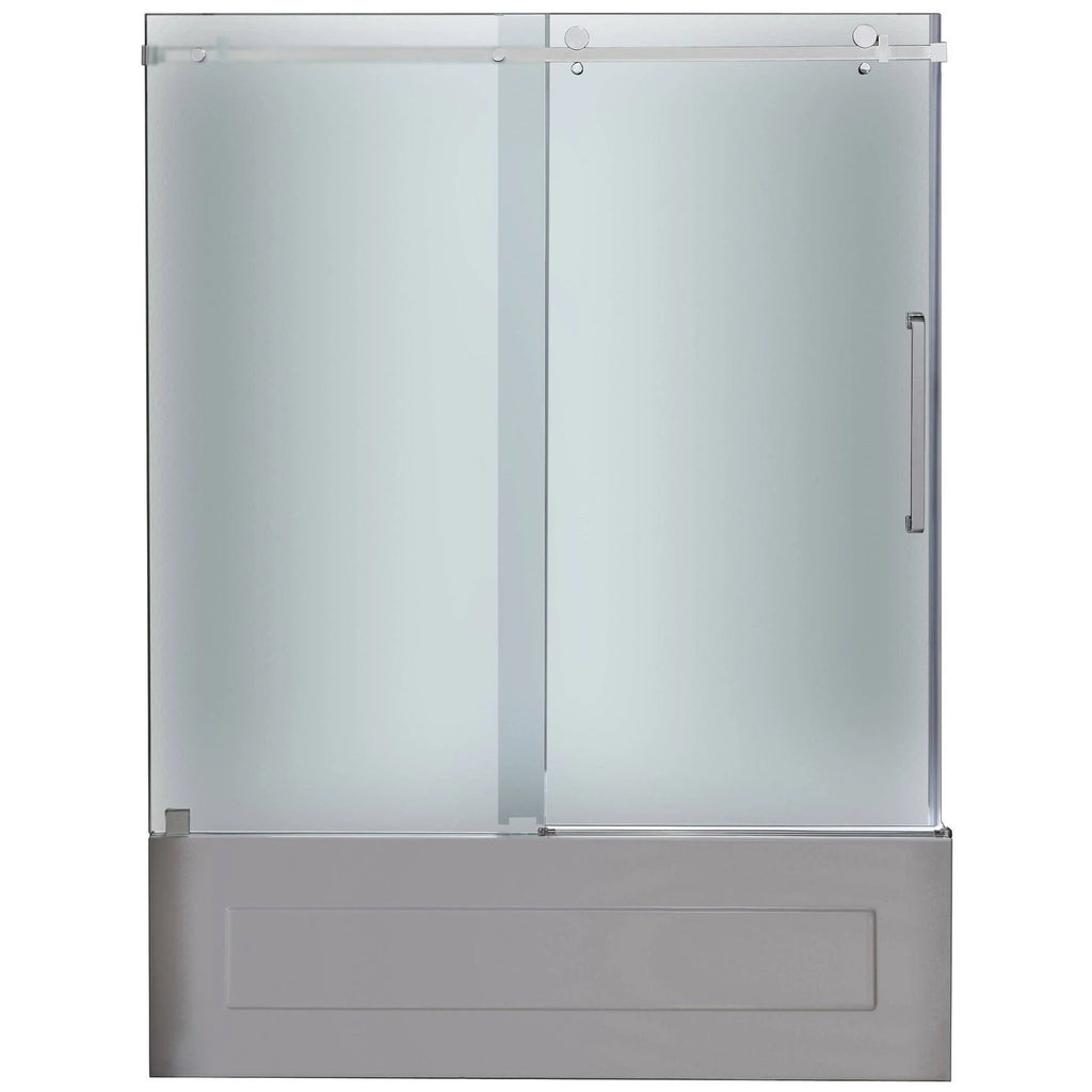 Single Sliding Frameless Tub Door L9472