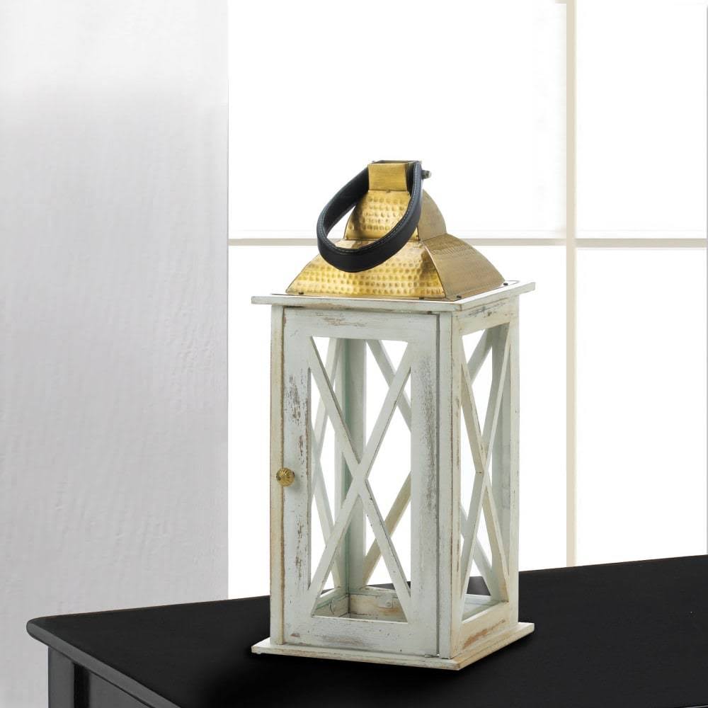 Wooden Candle Lanterns - Large V385
