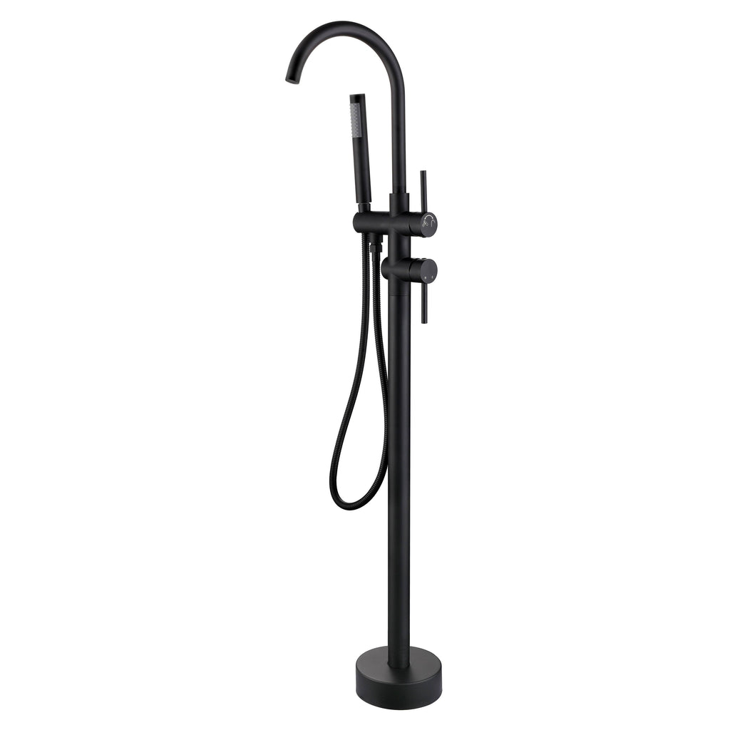 Bronze Floor Mounted Tub Filler Y72335