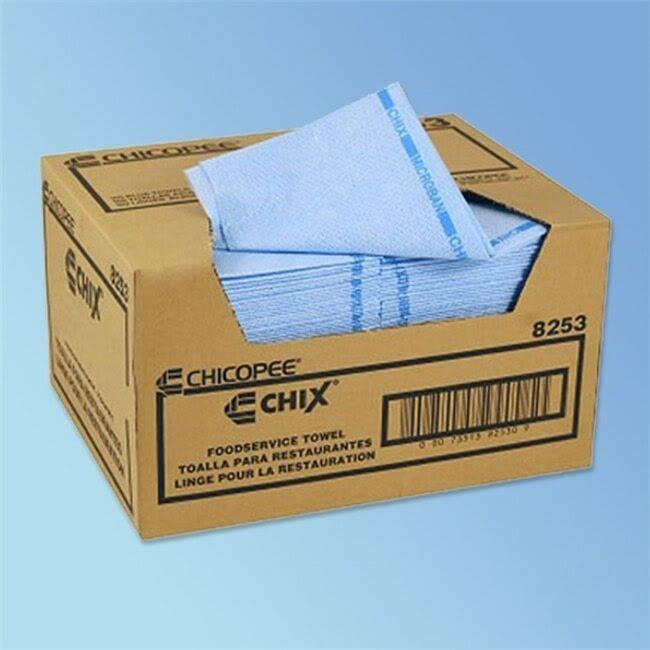 Blue 13 x 21 Food Service Towels, 150/Carton T564409