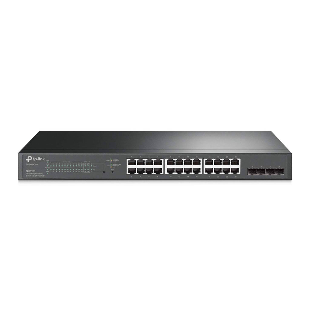 28-Port Gigabit Smart Switch with 24-Port PoE+ Q188