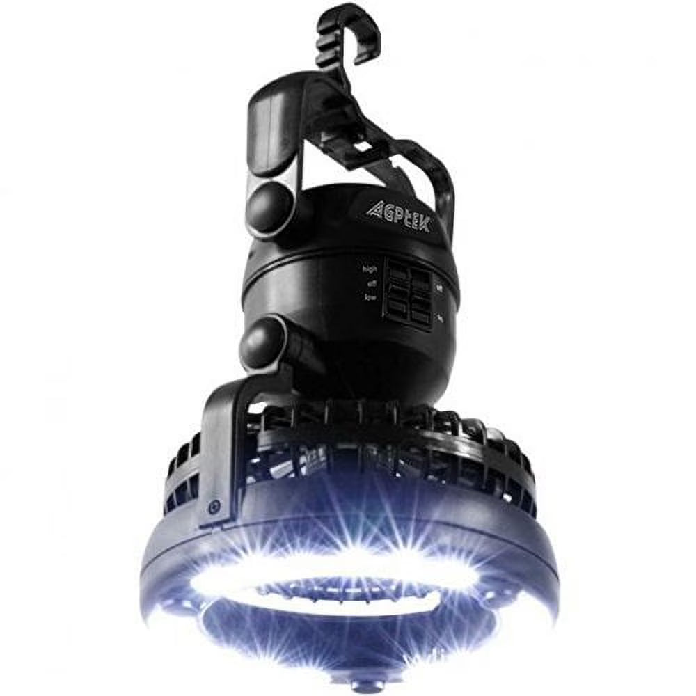 2-in-1 18 LED Camping Light Flashlight and Ceiling Fan J98522
