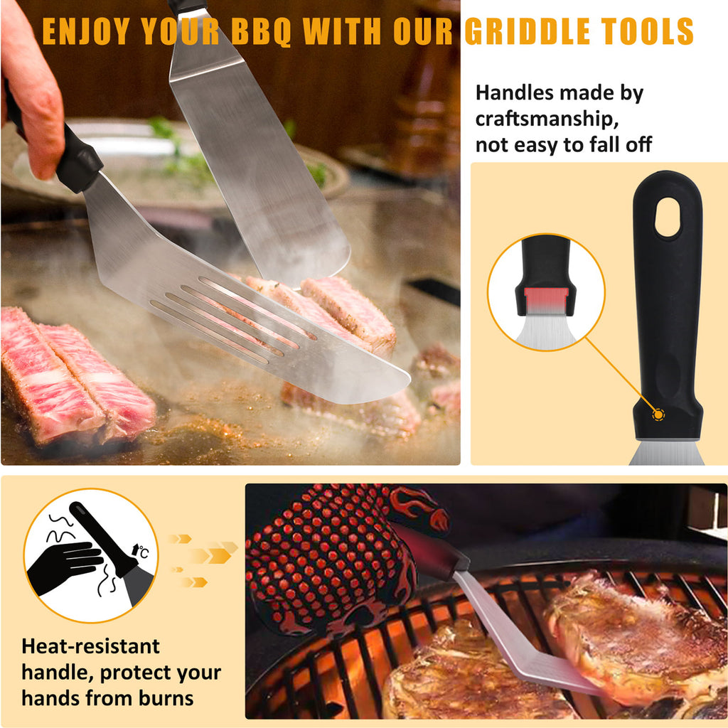 20 Pcs Griddle Grill Spatula Accessories Kit J575527