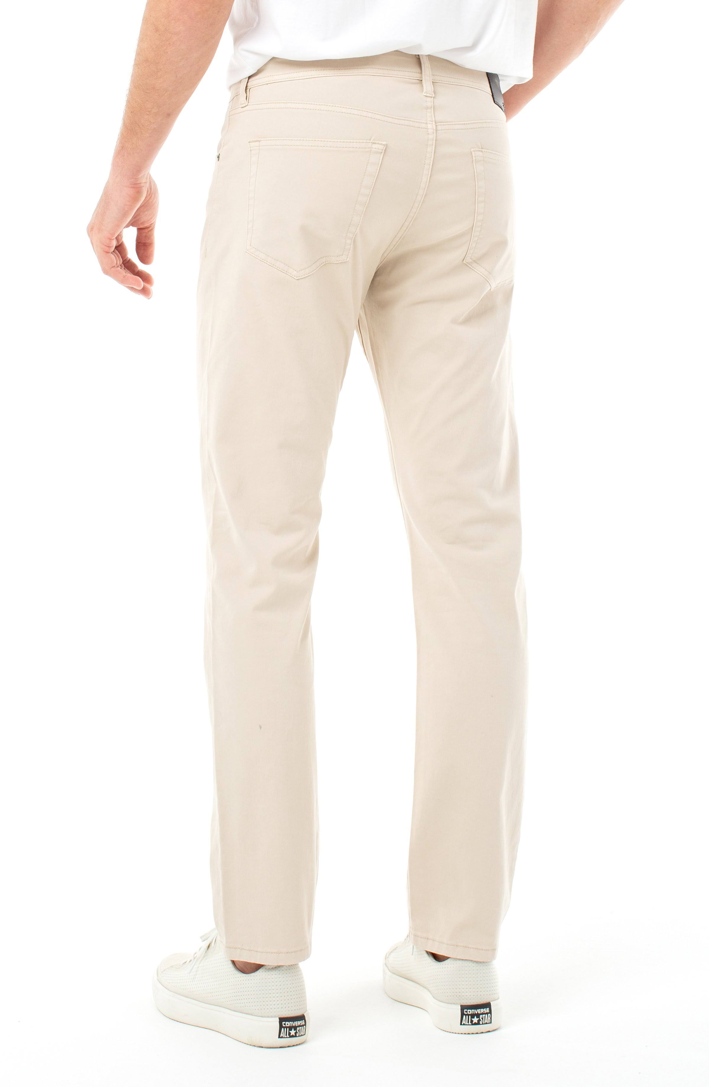 Sand Relaxed Straight Twill Pants K29095