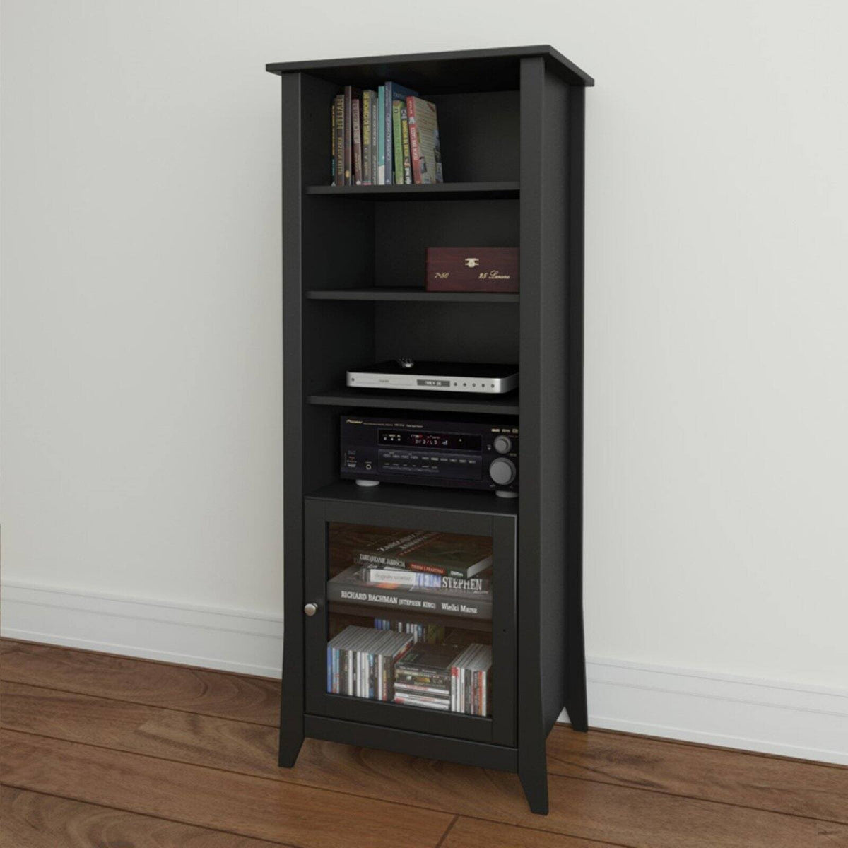 Tuxedo Black Curio Cabinet O90726