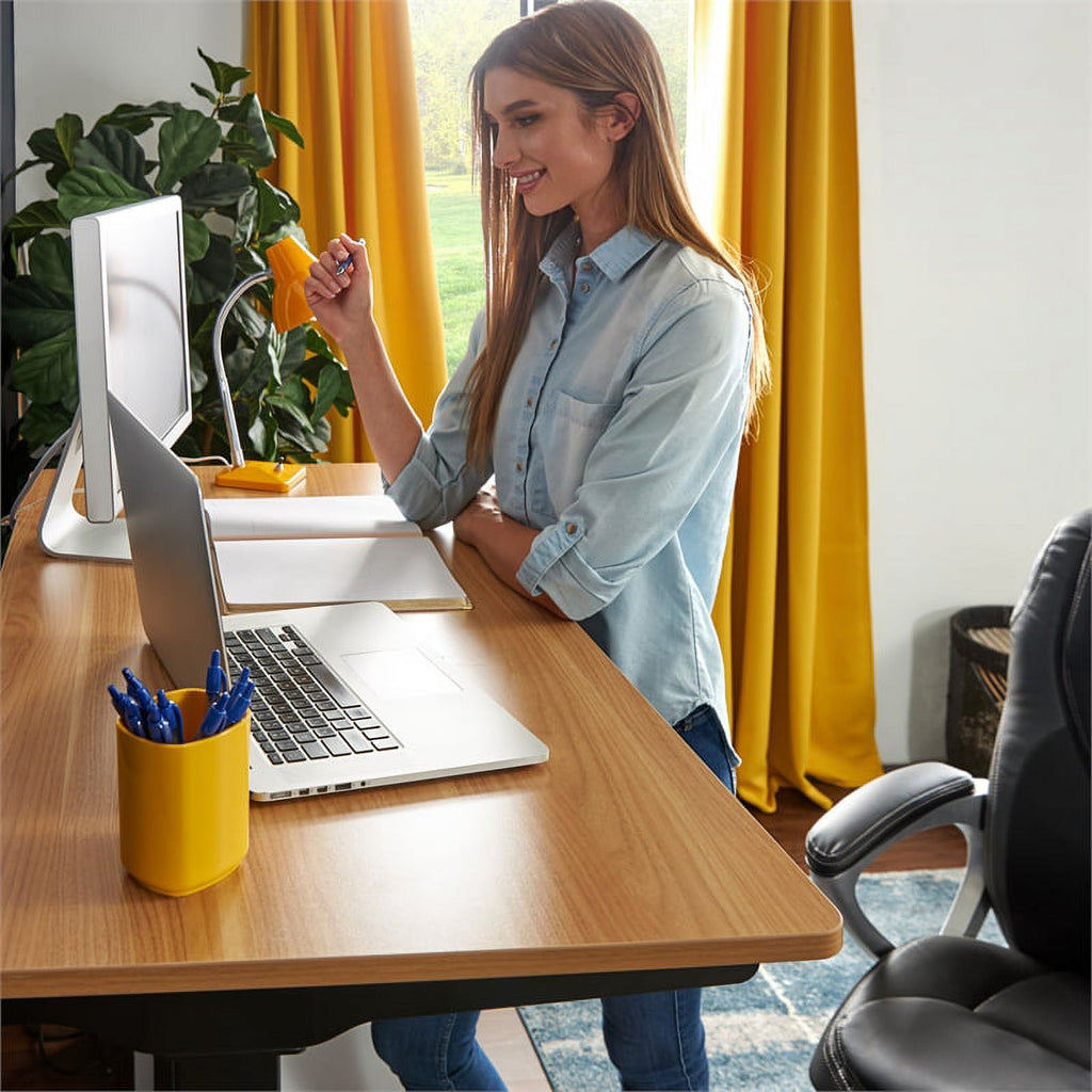 2-Piece Set with Standing Desk and Armless Task Chair M5079