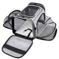 Soft Sided Pet Carrier Top Loading Large Travel Cats Carrier Collapsible L923
