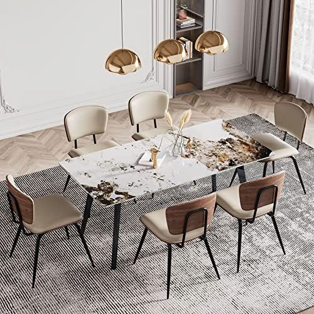 Beige Pack of 2 Dining Chairs X716