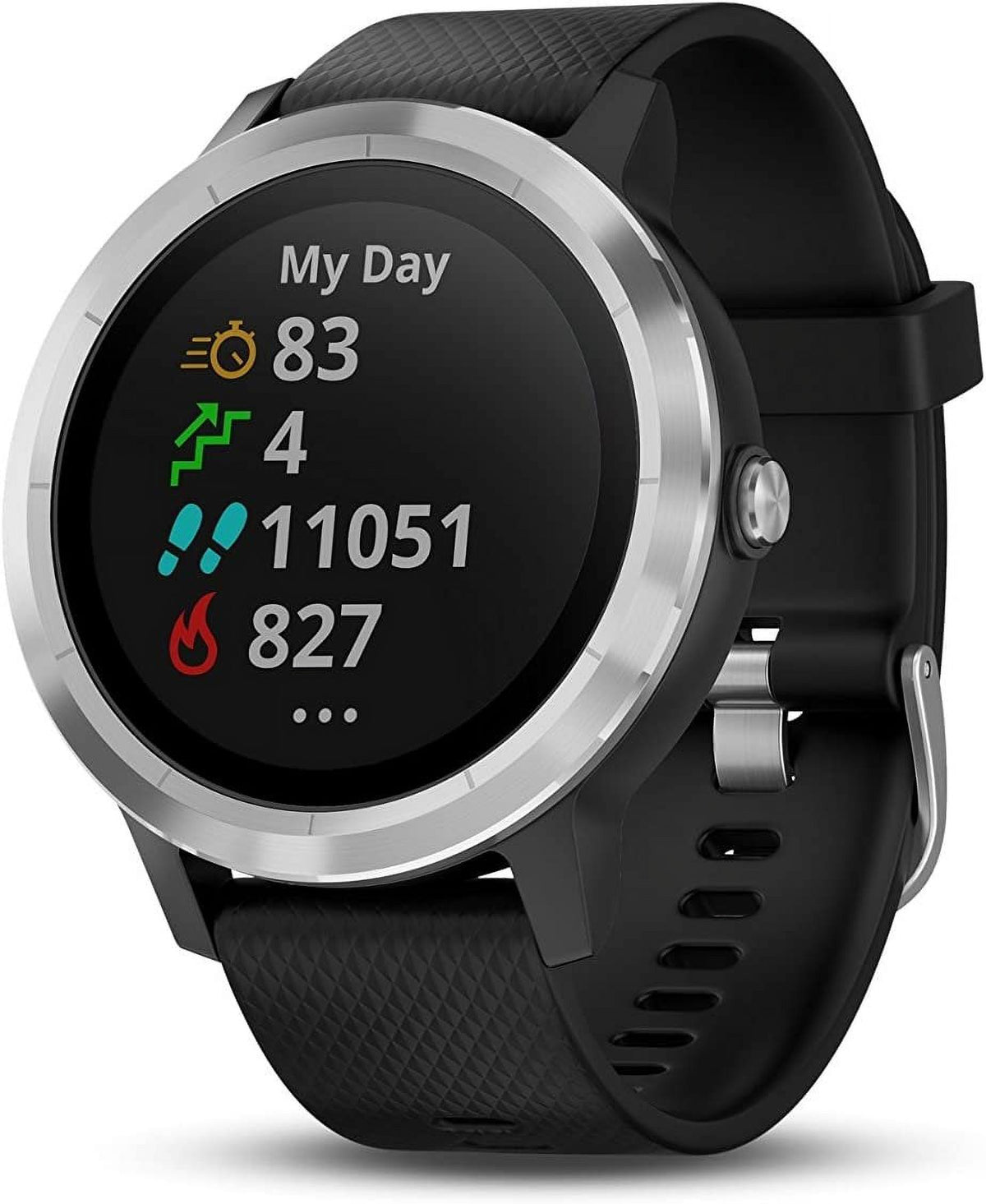 Black Smartwatch Fitness Tracker Watch U5506