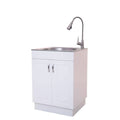 Stainless Steel Countertop Laundry Utility Sink and Cabinet K857664