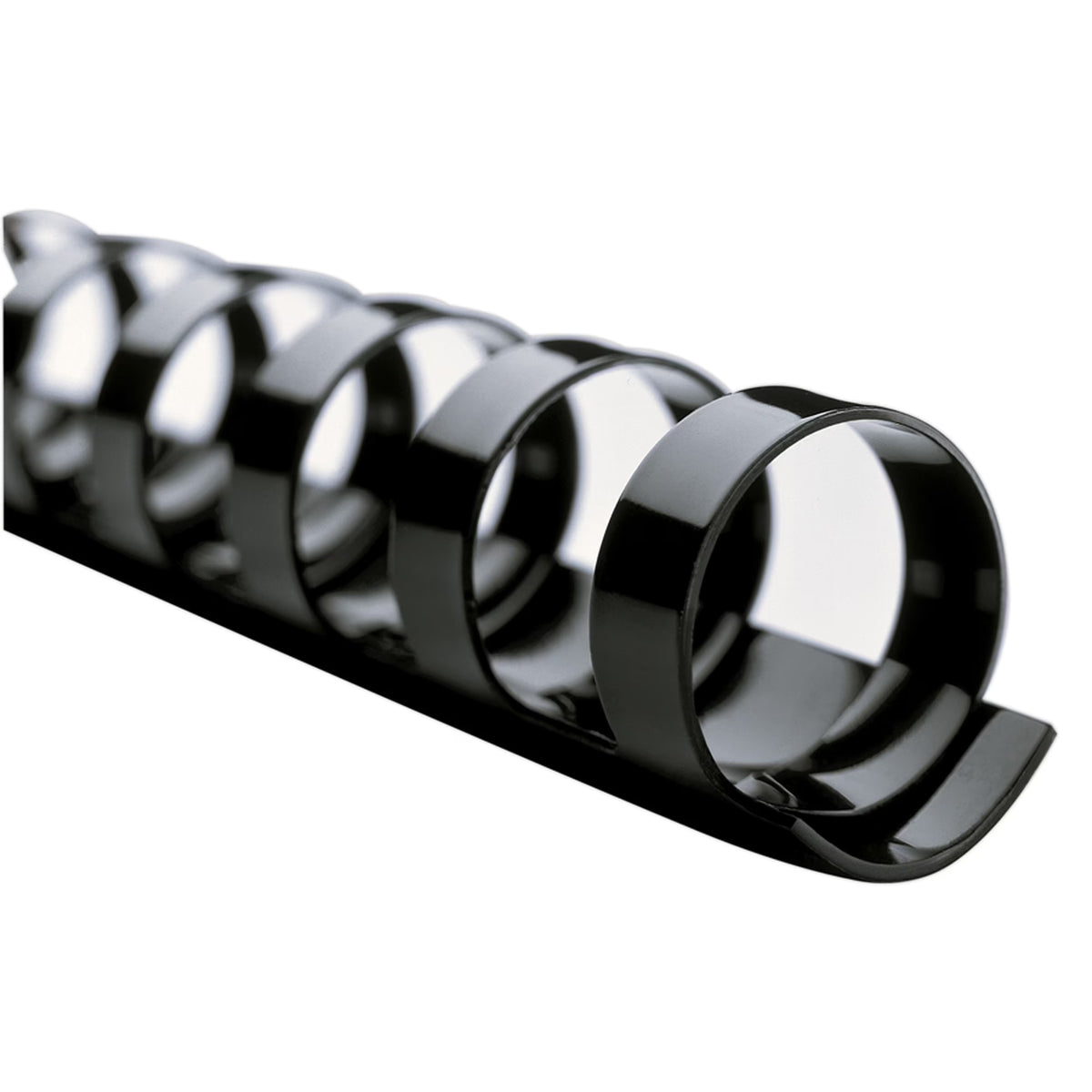 Black 1/2" Binding Combs, 90-Sheet Capacity, Pack Of 100 A7567