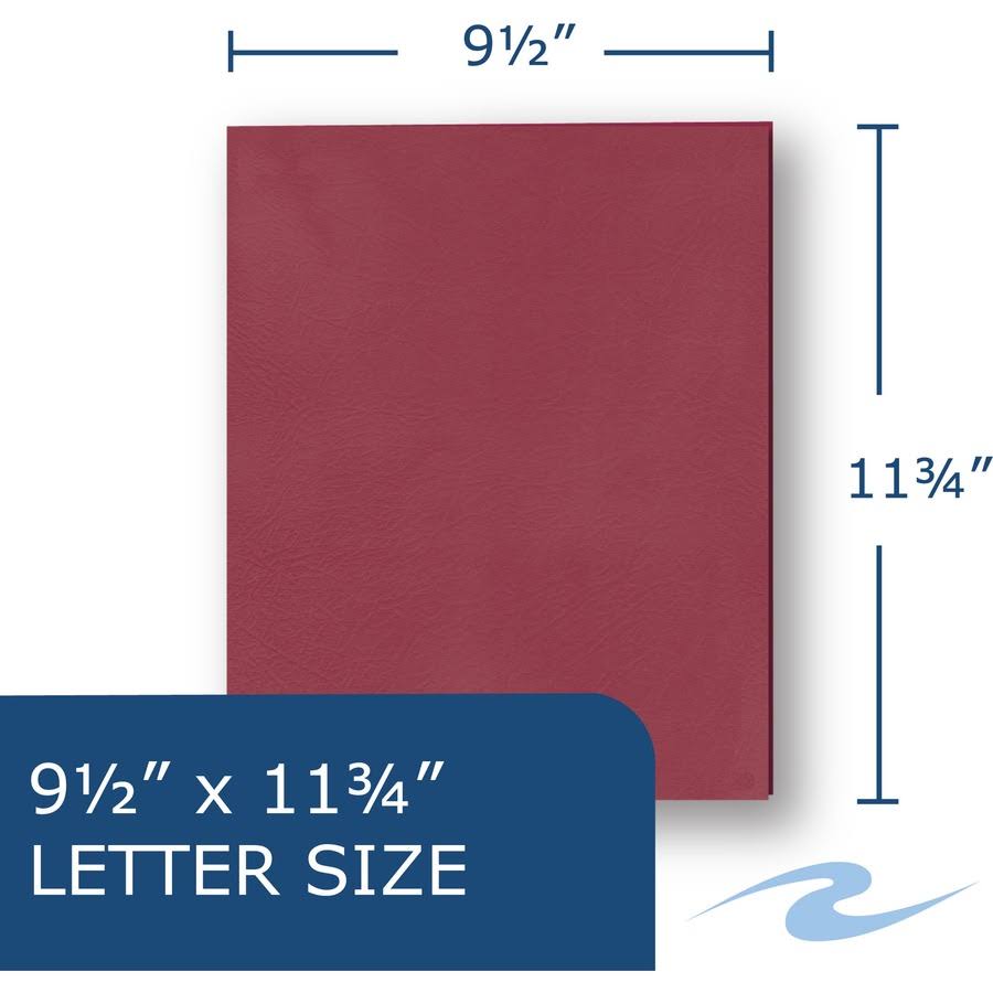 Scarlet Paper Folder 11.75 inch x 9.5 inch 25/Box W2225