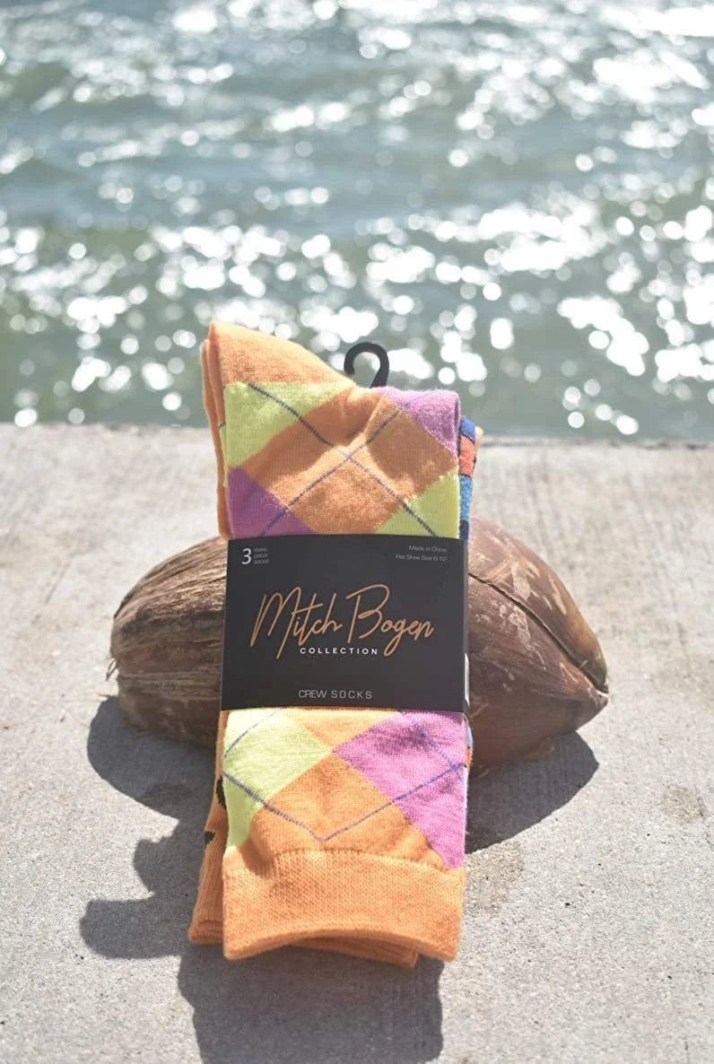 Colorful Funky Crew Socks 12 Pack D788677