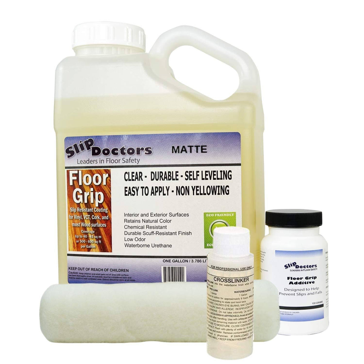 Non-Slip Floor Grip for Vinyl & Wood Flooring, Gallon N30233