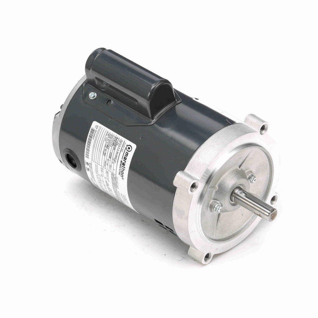 Oil Burner Motor, Single Phase Capacitor Start, 3/4 HP, 3600 RPM, 115/208-230V B412