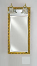 Recessed Single Door Cabinet with Traditional Lights P86168