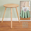 Round Wooden Side Accent Table, Unfinished, 20" Diam x 25 1/2" H L15575