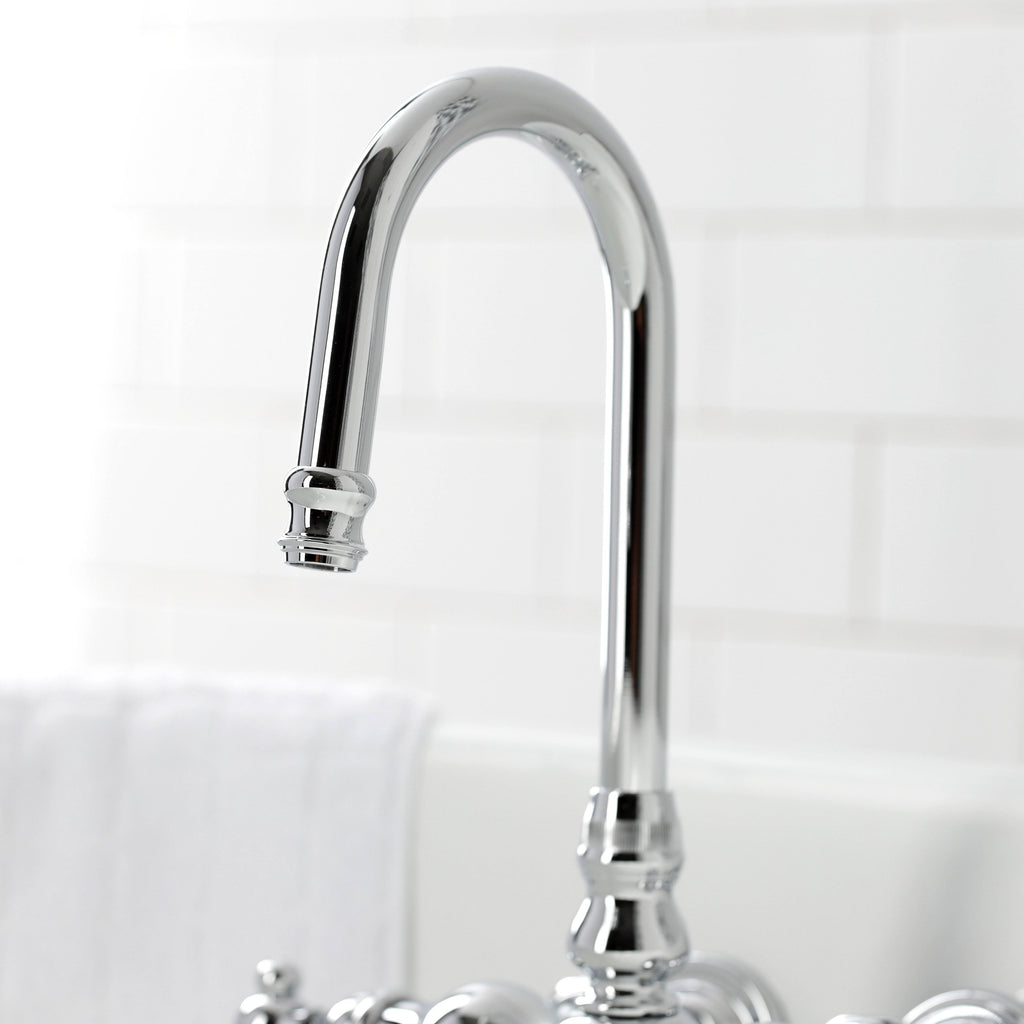 Vintage Tub Wall Mount Clawfoot Tub Faucet, Oil Rubbed Bronze L99573