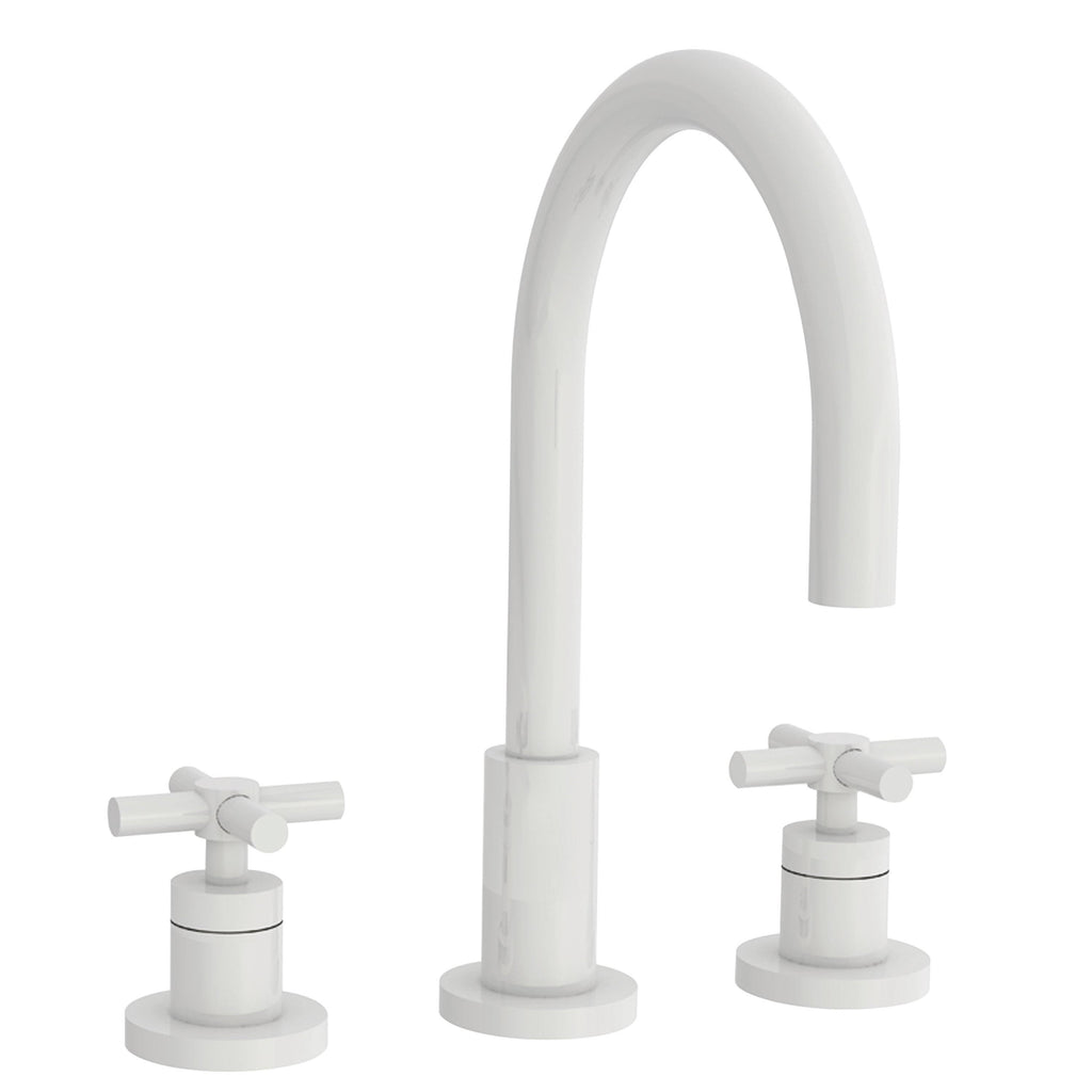 White Widespread Lavatory Faucet A442