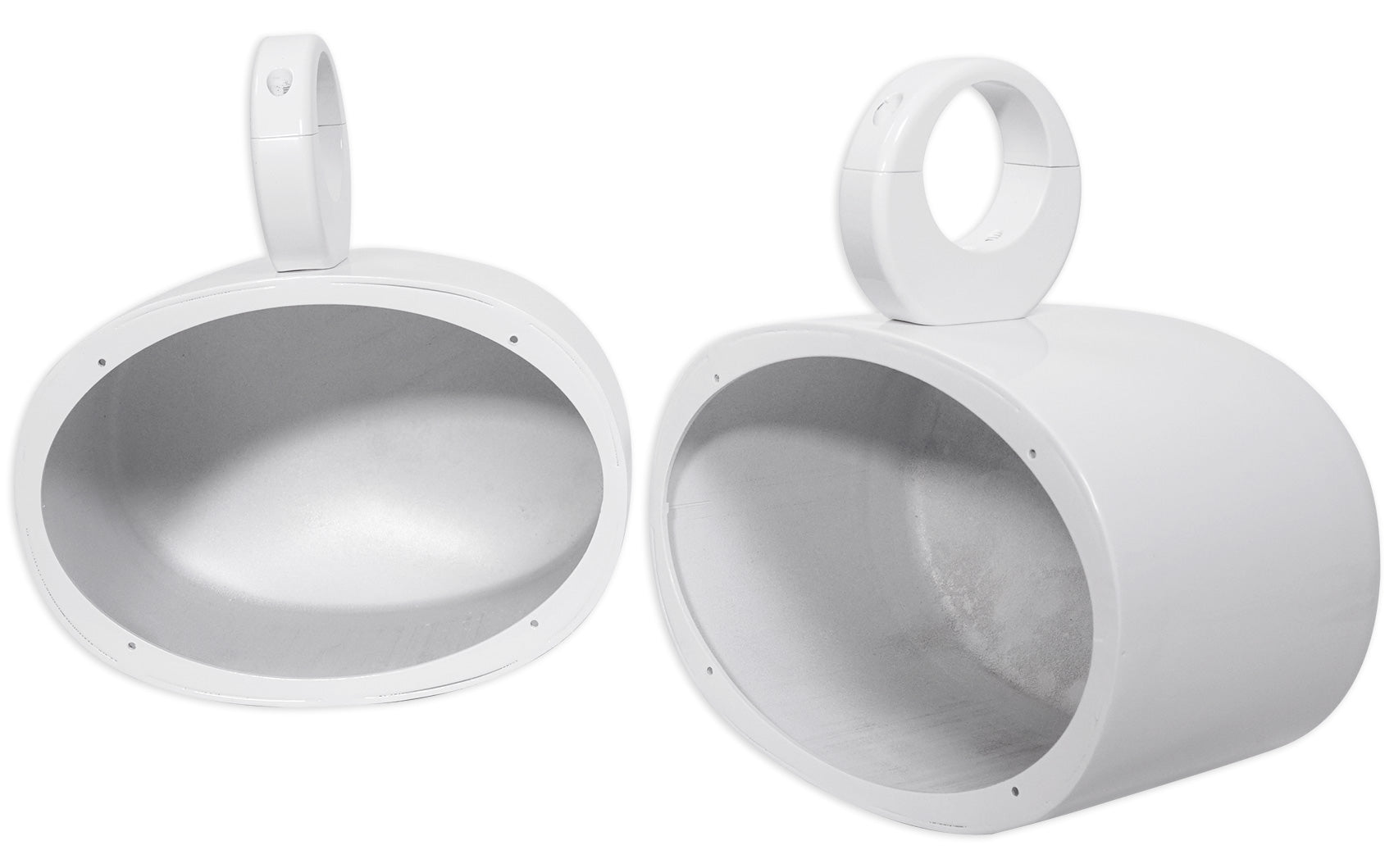 6x9" White Aluminum Wakeboard Tower Speaker Pods G3533