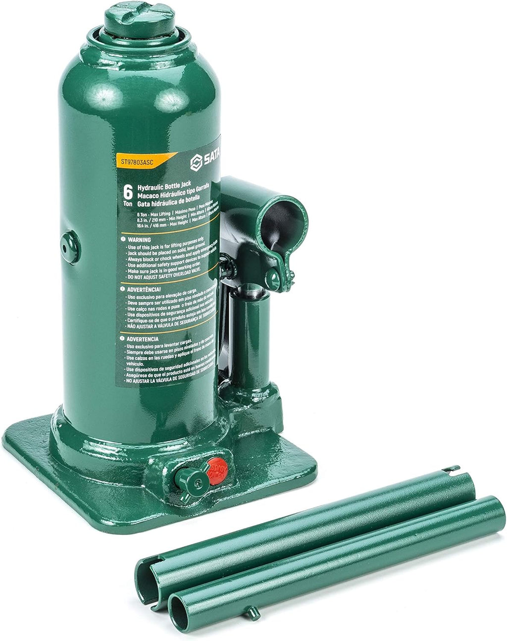6 Ton Hydraulic Bottle Jack Pack of 2 N1173