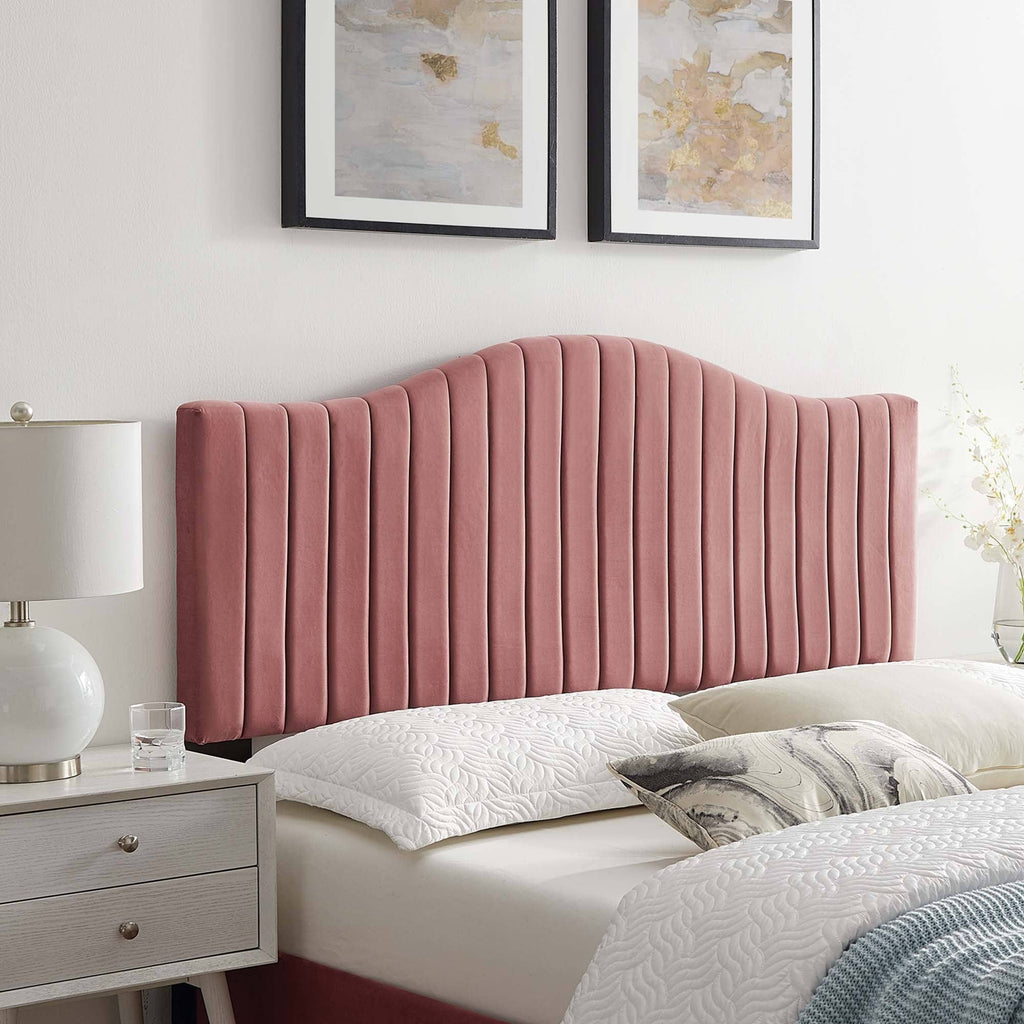 Charcoal Performance Velvet King/California King Headboard M129121