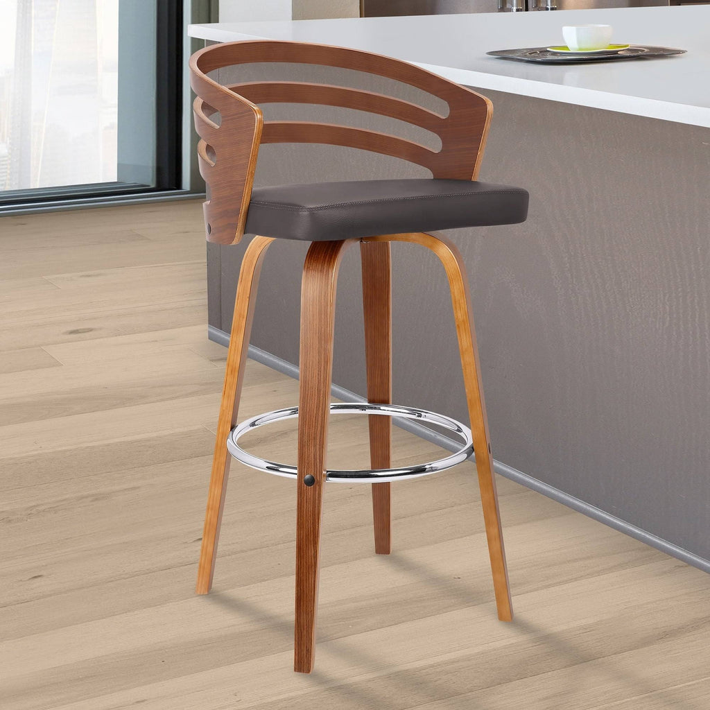 Brown Counter Height Swivel Stool M84530
