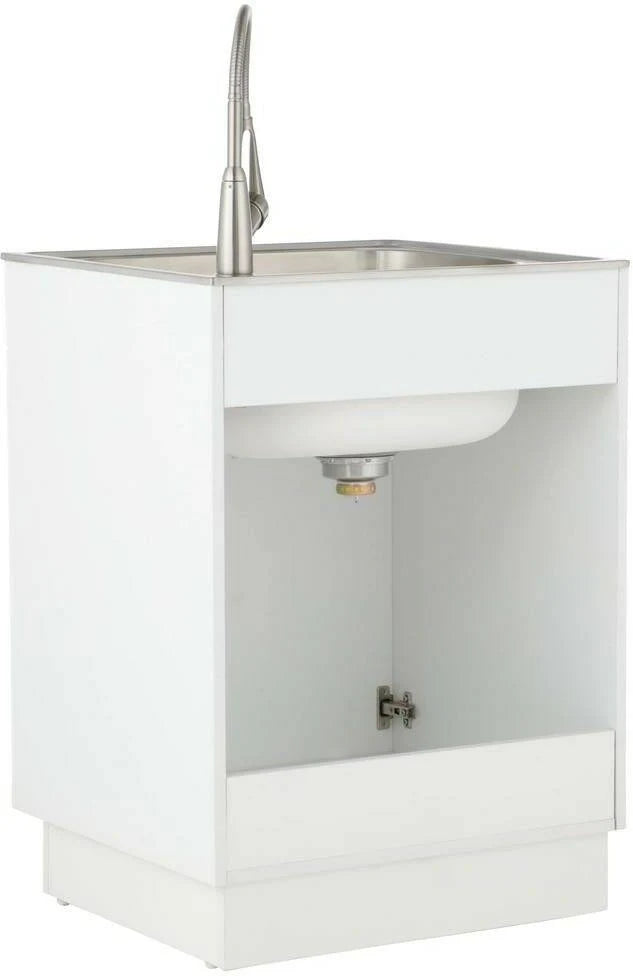 Stainless Steel Countertop Laundry Utility Sink and Cabinet K857664