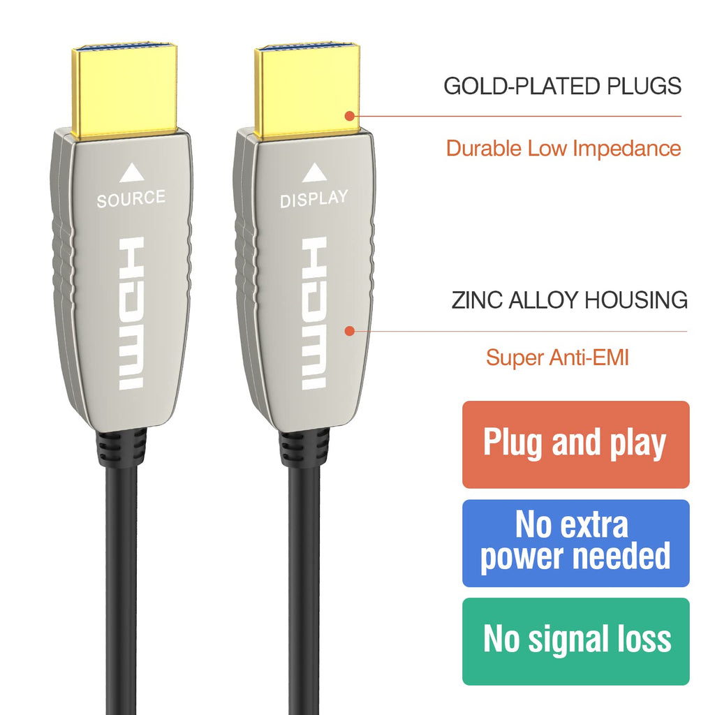 50 feet HDMI 2.0b Optic Cable D5633