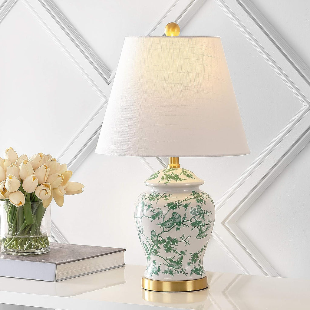 Chinoiserie LED Table Lamp Blue/White N63781