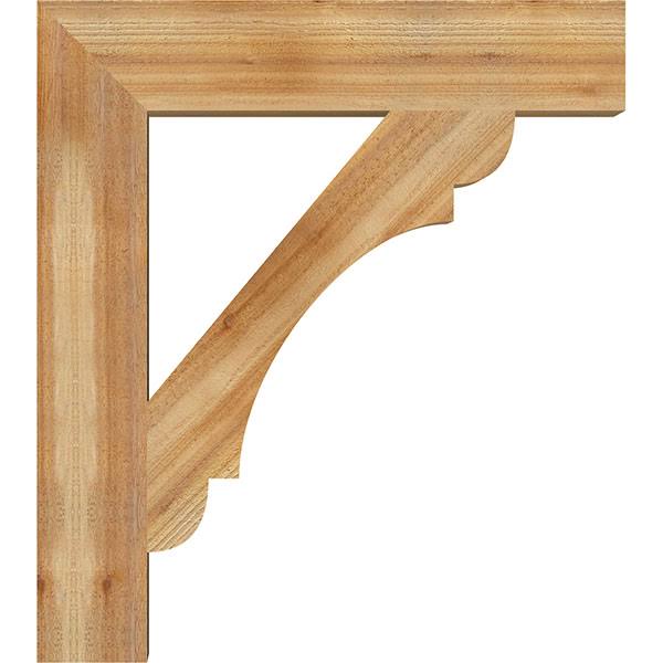 6x22W x 32x22D x 36x22H Rough Sawn Western Red Cedar Bracket C76208