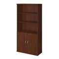 5 Shelf Standard Bookcase with Doors V7795