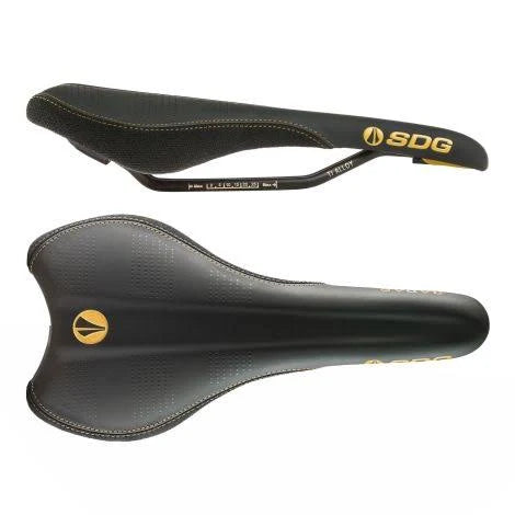 Black / Gold Rail Saddle Q39778