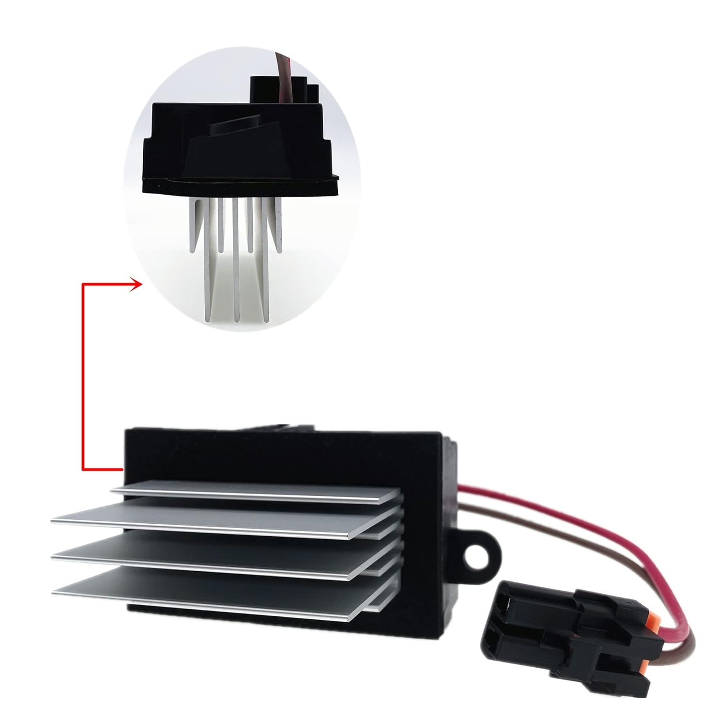 Blower Motor Resistor Heater Fan Control Module Pack of 2 H778059