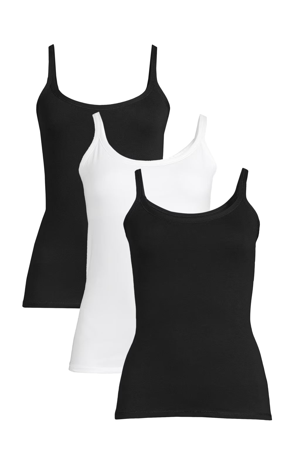 3-Pack Women's Shelf Bra Cami Tank Tops D53958