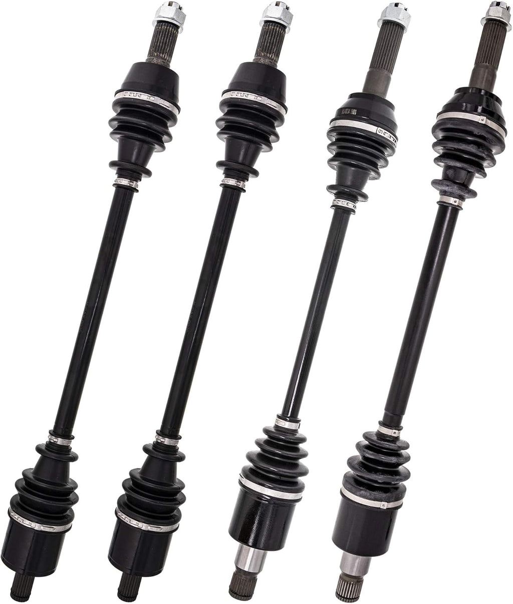 Complete Front and Rear CV Axle Driveshaft Assembly Kit for Polaris RZR 4 / S 800 P417827