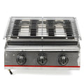 3 Burners Commercial Gas Grill Stainless Steel D657