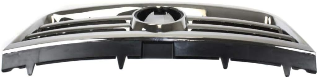 Chrome Shell Textured Black Insert Grille Assembly F29051