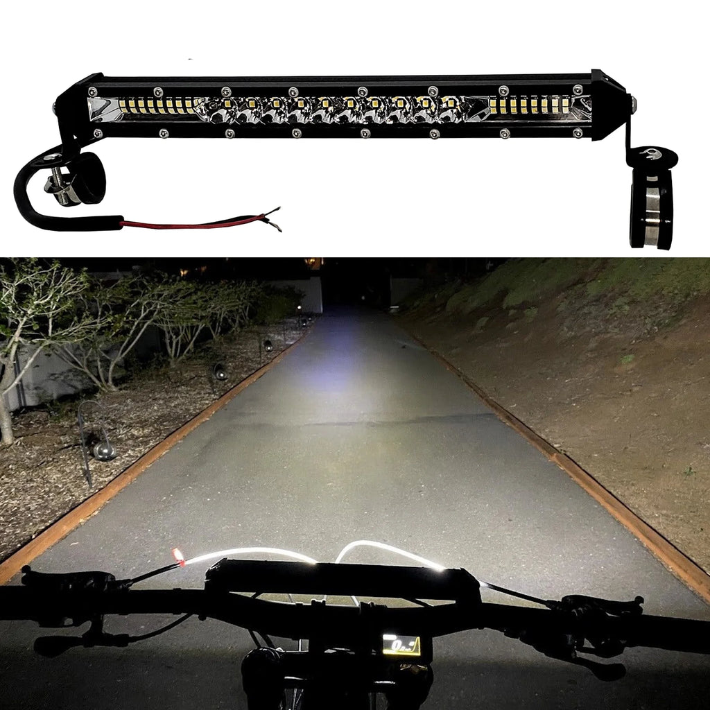 E-Bike LED Light Bar Headlight with Handlebar Clamp H285096