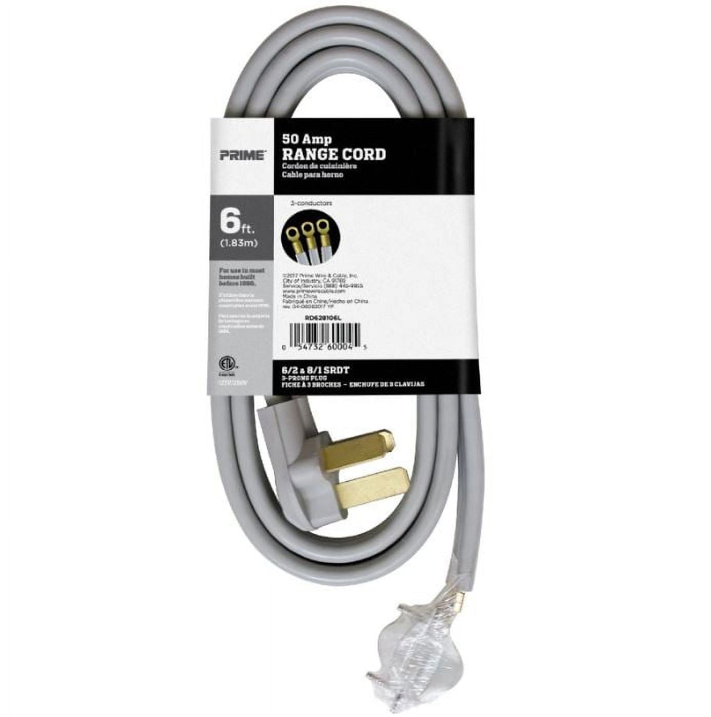 50 Amp 3-Wire Range Cord, 3 Pack Y8814