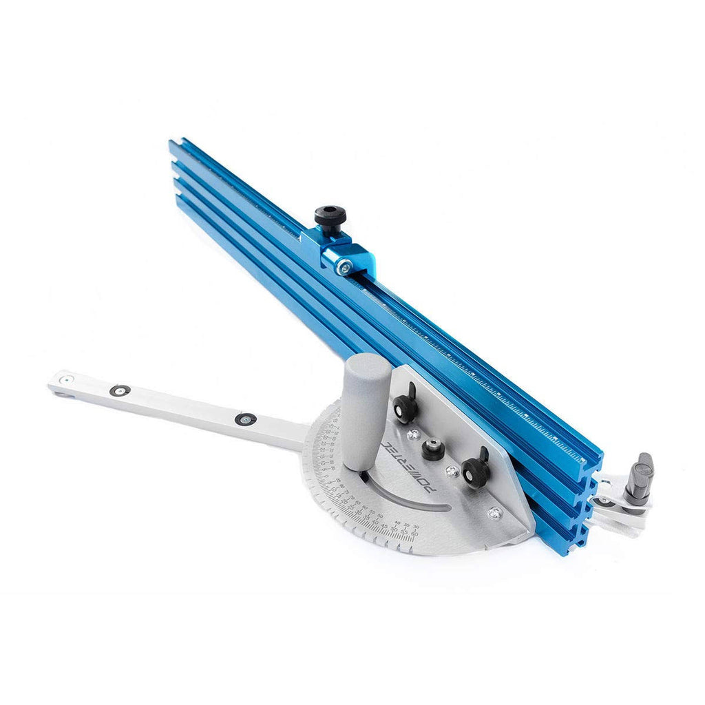 24” x 3” Multi-track Fence with 27 Angle Stops Miter Gauge System J33849