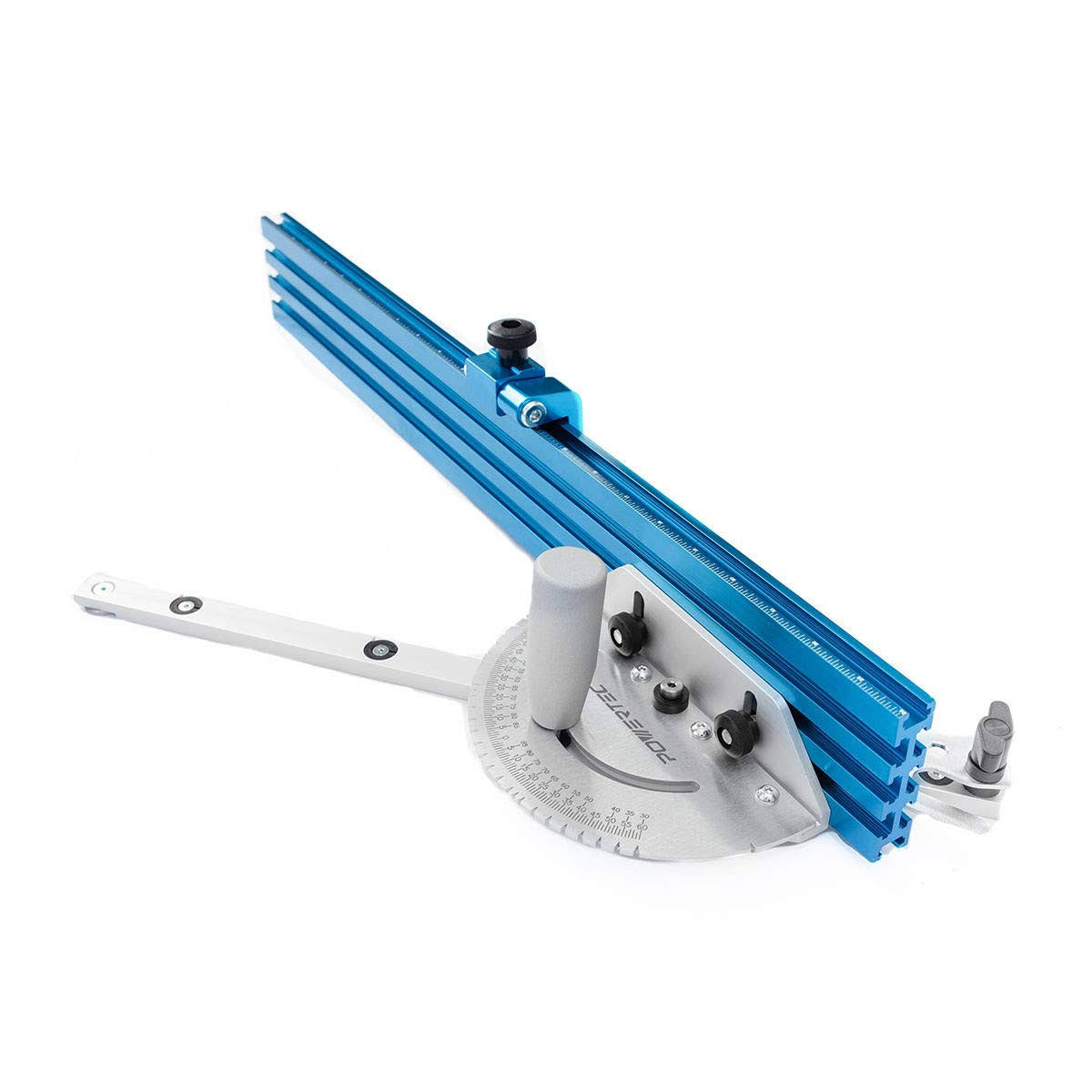 24” x 3” Multi-track Fence with 27 Angle Stops Miter Gauge System J33849