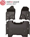 Black TPE All Weather Custom Fit Floor Liner for Dodge Ram 1500 2019-2022 Full Set I964