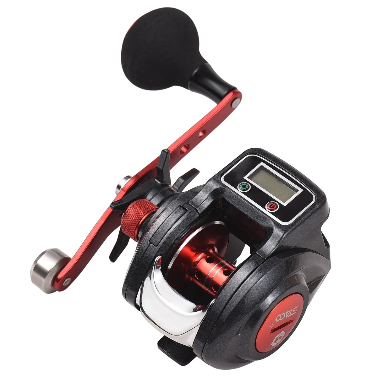 Fishing Reel Line Counter Reel 16+1 Ball Bearings Ice Fishing Reel 6.3:1 Gear Ratio V41726