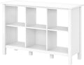 6 Cube Storage Bookcase in Pure White Z6985