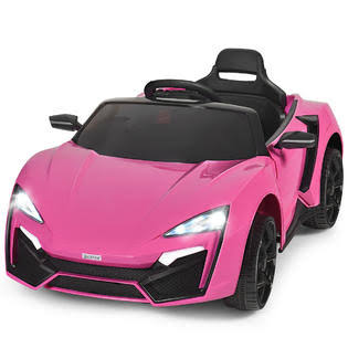 Pink 12V Electric Ride on Car with Lights MP3 T704