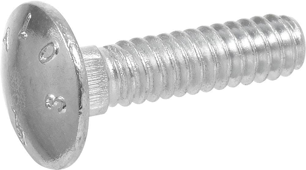 1/4-in x 5-in Zinc-Plated Coarse Thread Carriage Bolt X61190