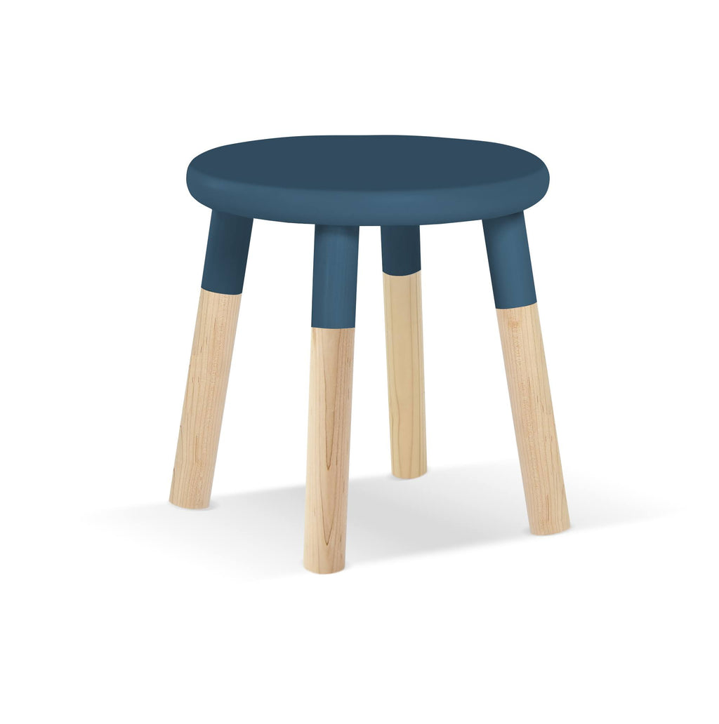 Kids Chair, Set of 2, Maple, Deep Blue I345039